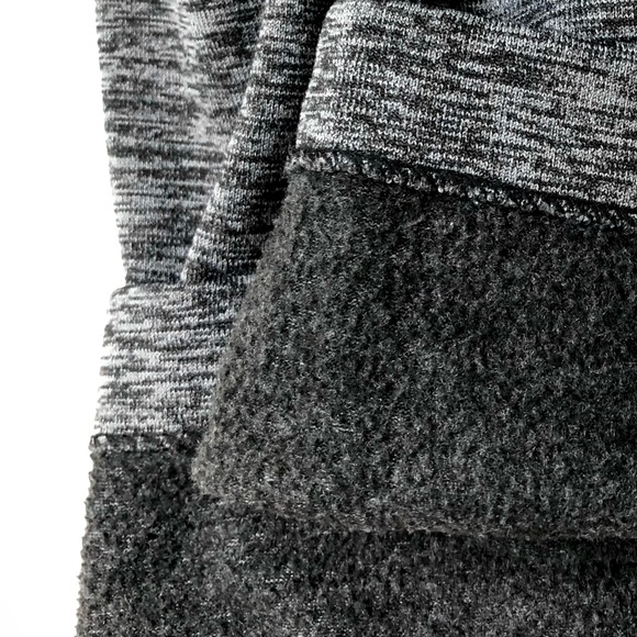 Time & Tru Cozy Fleece Gray Leggings and BONUS NWT Silver Geo Stretch Bracelet - Picture 4 of 8
